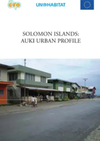 Solomon Islands Auki Town Prof