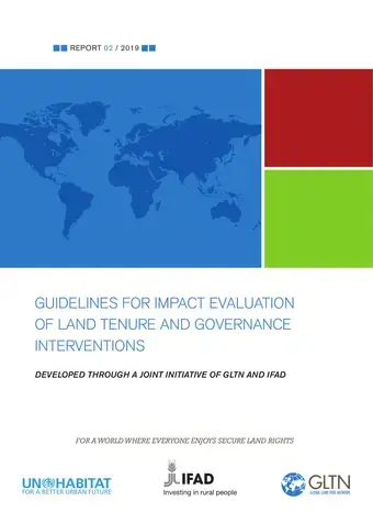Guidelines for Impact Evaluation of Land Tenure and Governance Interventions - Cover image