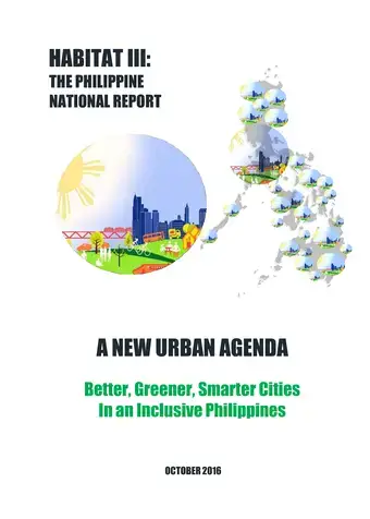 Habitat III: The Philippine National Report - Cover image