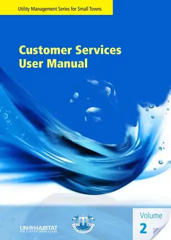 Utilities Management Series for small towns - Customer Services User manual Volume 2 - Cover image